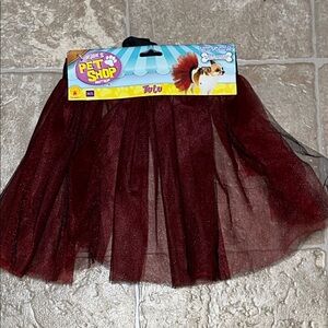 NWT Rubie's Burgundy and Black Pet Tutu